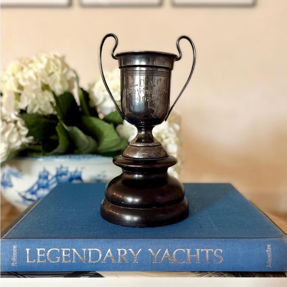 Vintage Silver Trophy Home Accent